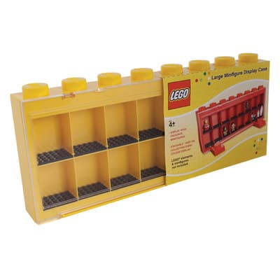 Minifigure Display Case Large Yellow
