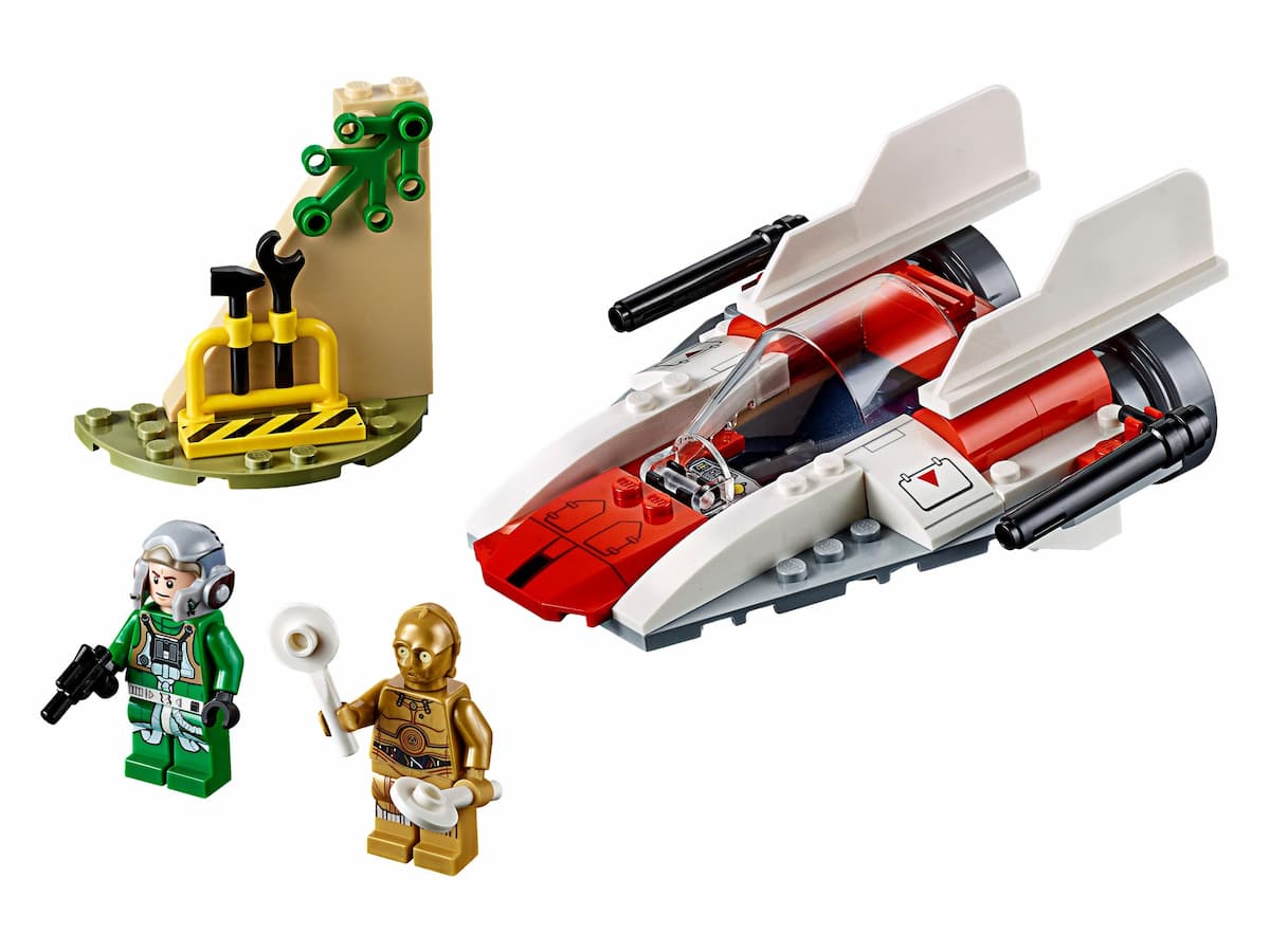 Rebel A-Wing Starfighter LEGO Star Wars set (#75247-1, 2019)