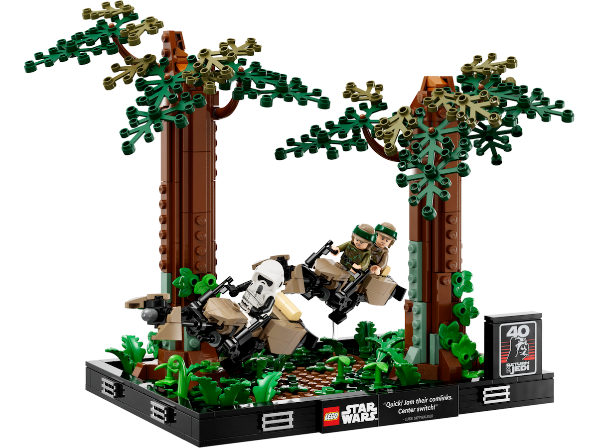 Endor Speeder Chase Diorama LEGO set (#75353-1)