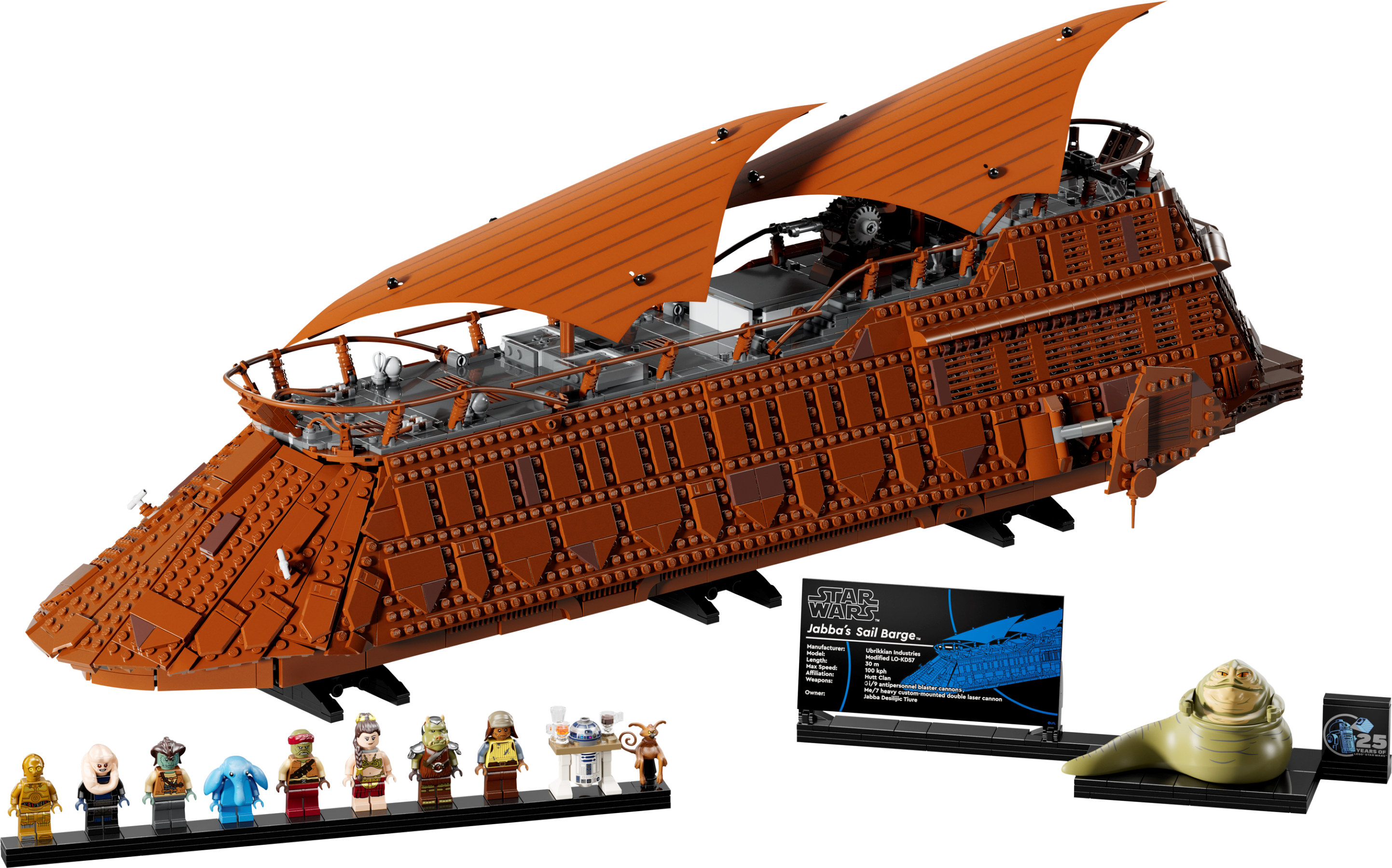 Jabba's Sail Barge LEGO set (#75397-1, 2024)