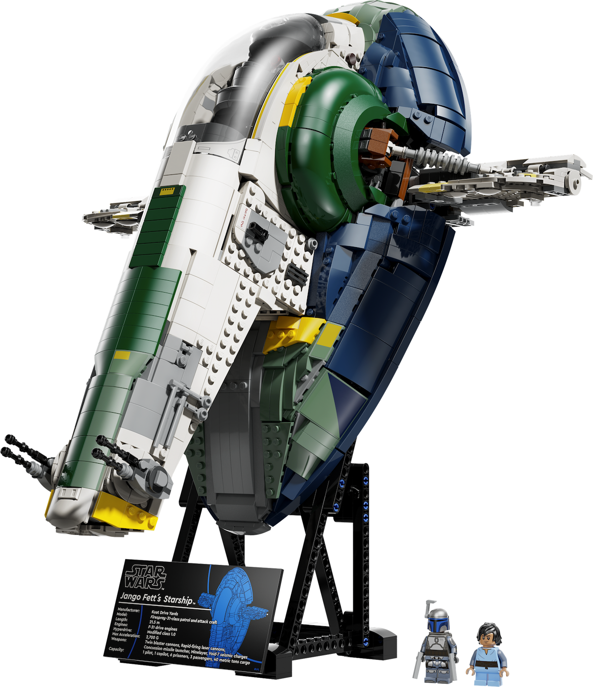 Jango Fett's Firespray-Class Starship LEGO set (#75409-1)