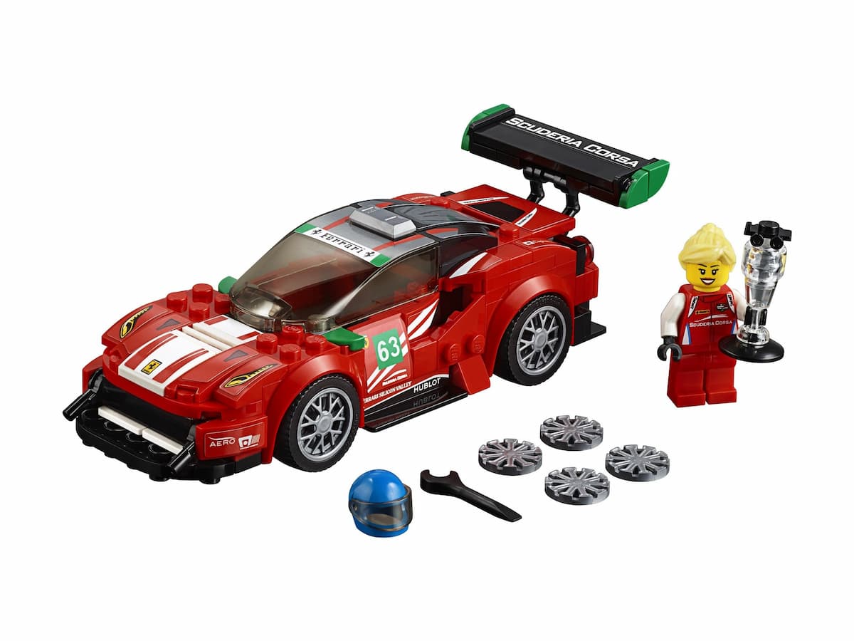 Ferrari 488 GT3 "Scuderia Corsa" LEGO set (#75886-1)