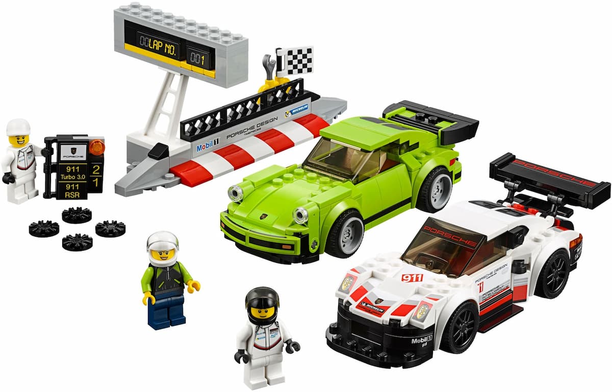 Porsche 911 RSR and 911 Turbo 3.0 LEGO set (#75888-1)
