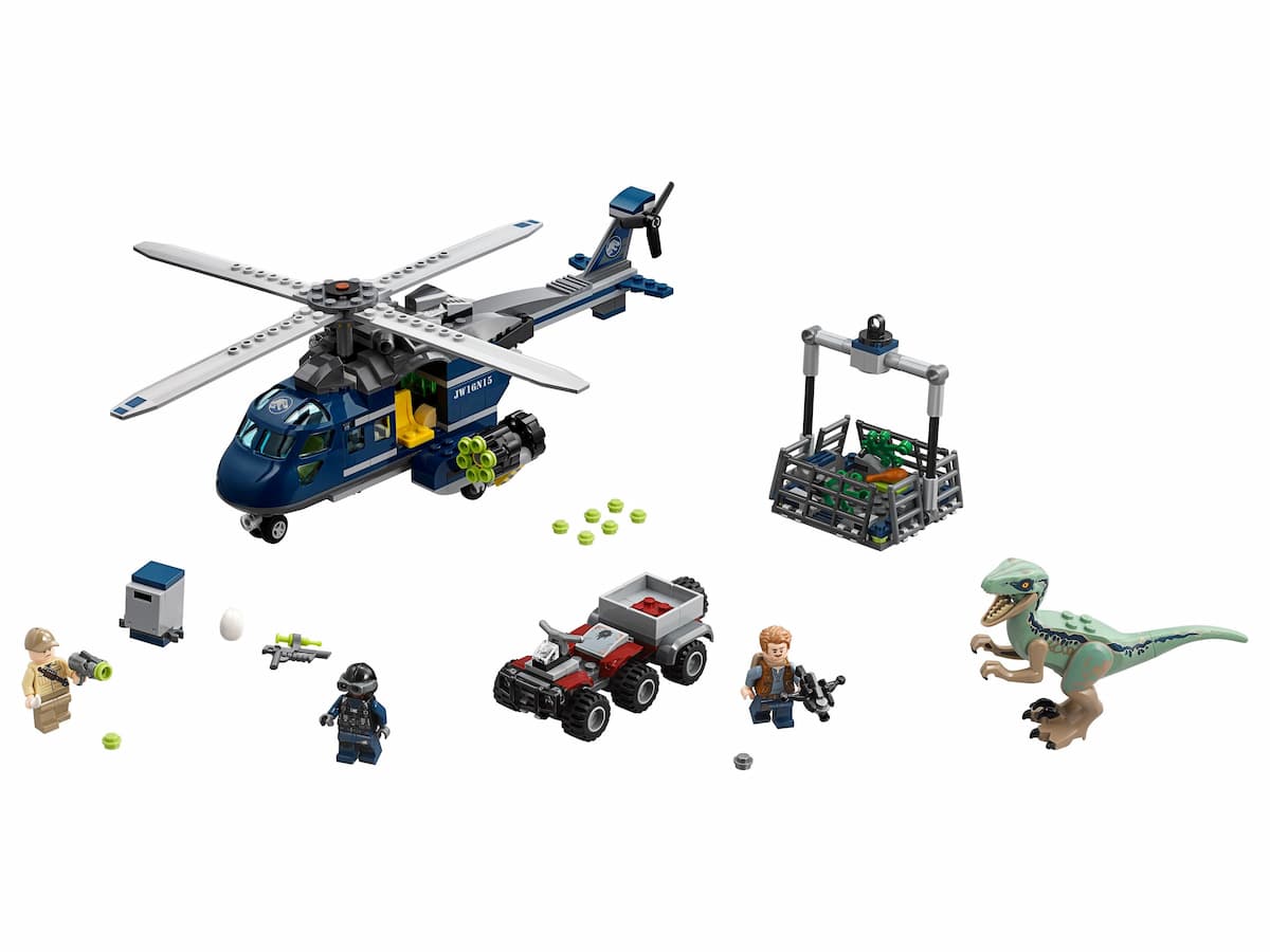 Blue's Helicopter Pursuit LEGO set (#75928-1)