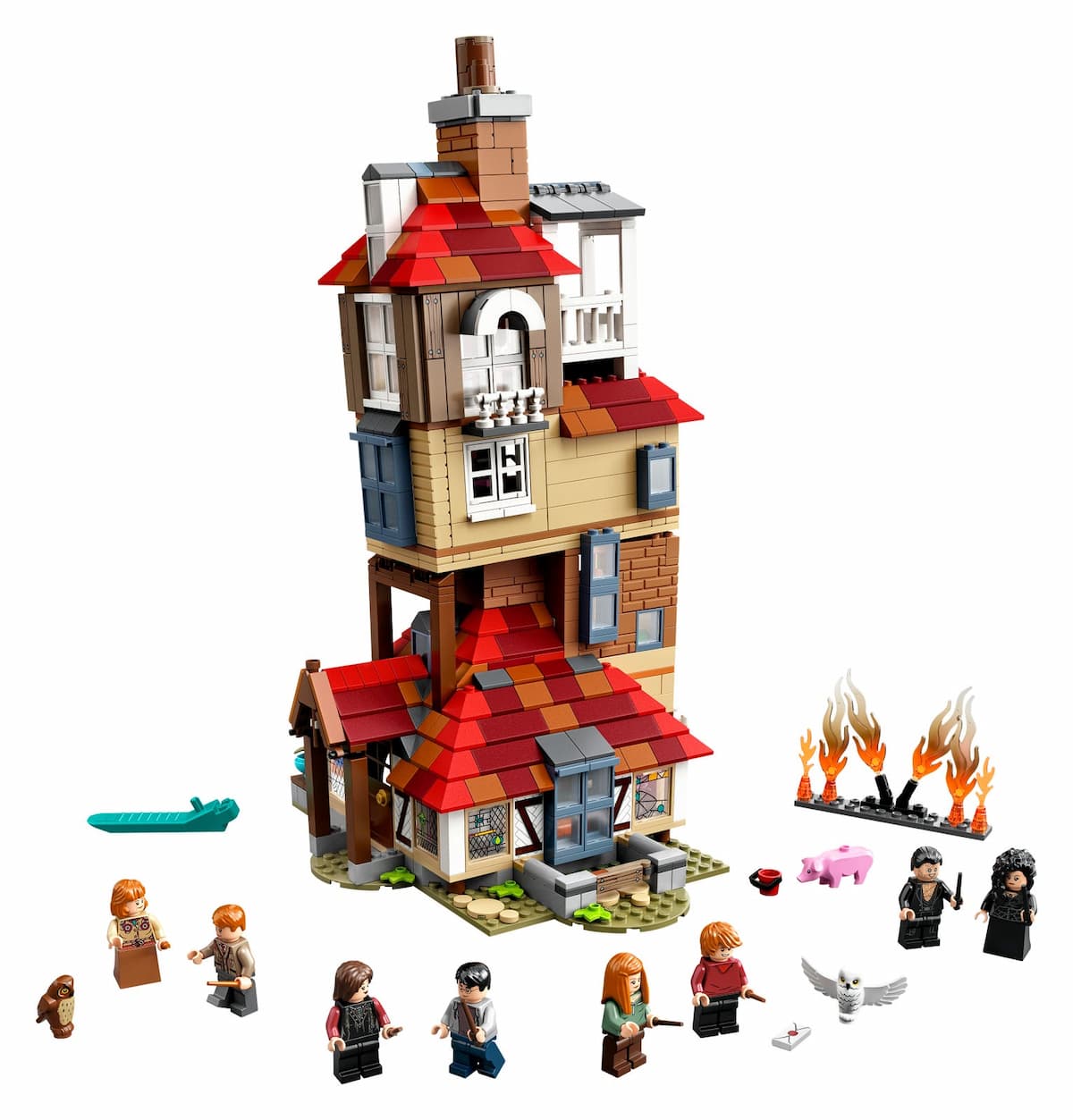 Attack on The Burrow LEGO set (#75980-1)