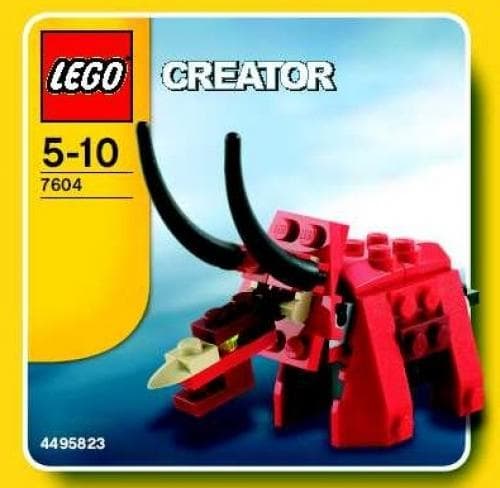 Triceratops LEGO set (#7604-1, 2006)