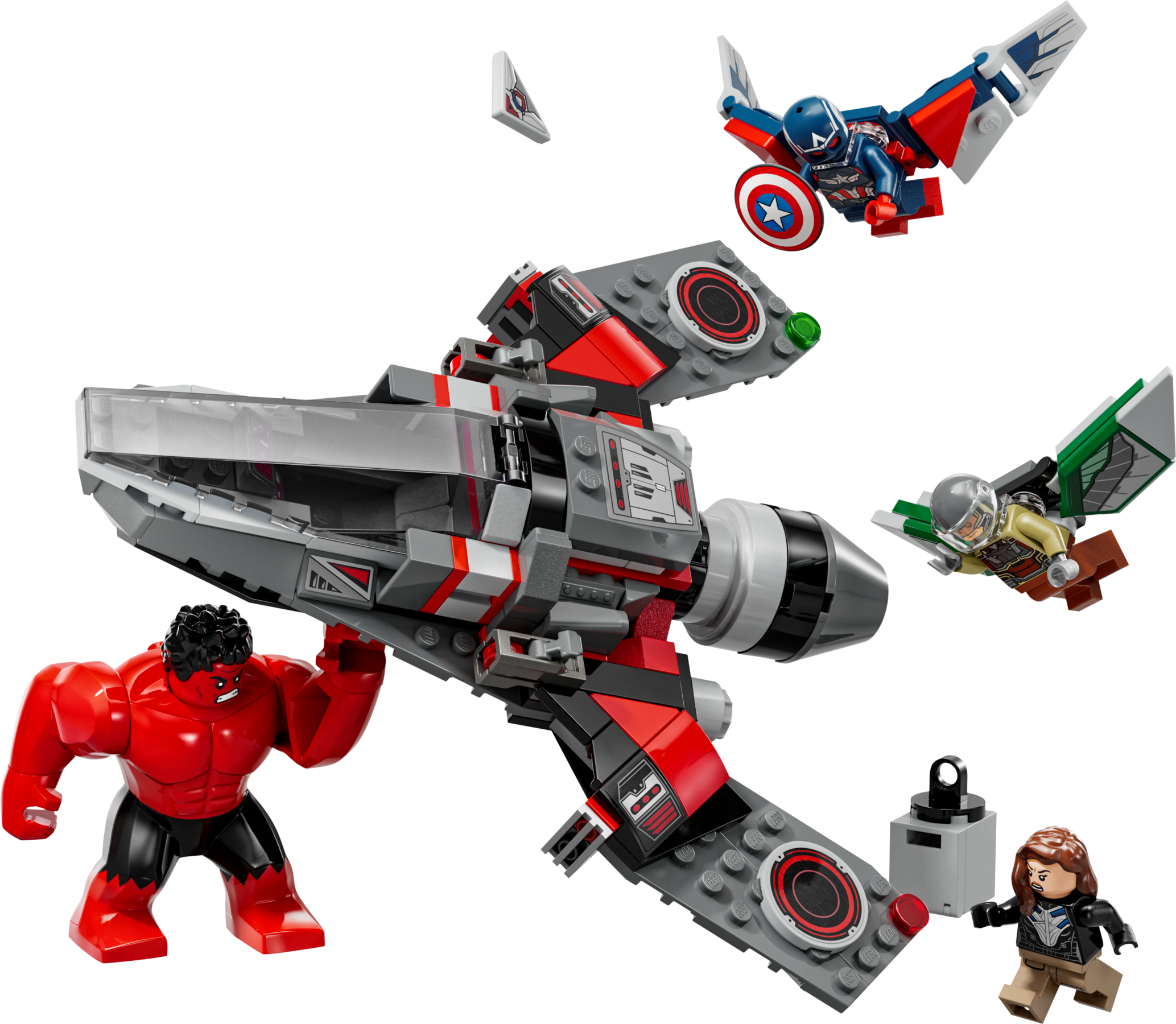 Captain America vs. Red Hulk Battle LEGO set (#76292-1)