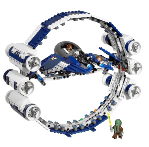 Jedi Starfighter with Hyperdrive Booster Ring LEGO set (#7661-1)