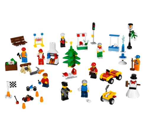 City Advent Calendar 2009 LEGO set (#7687-1, 2009)