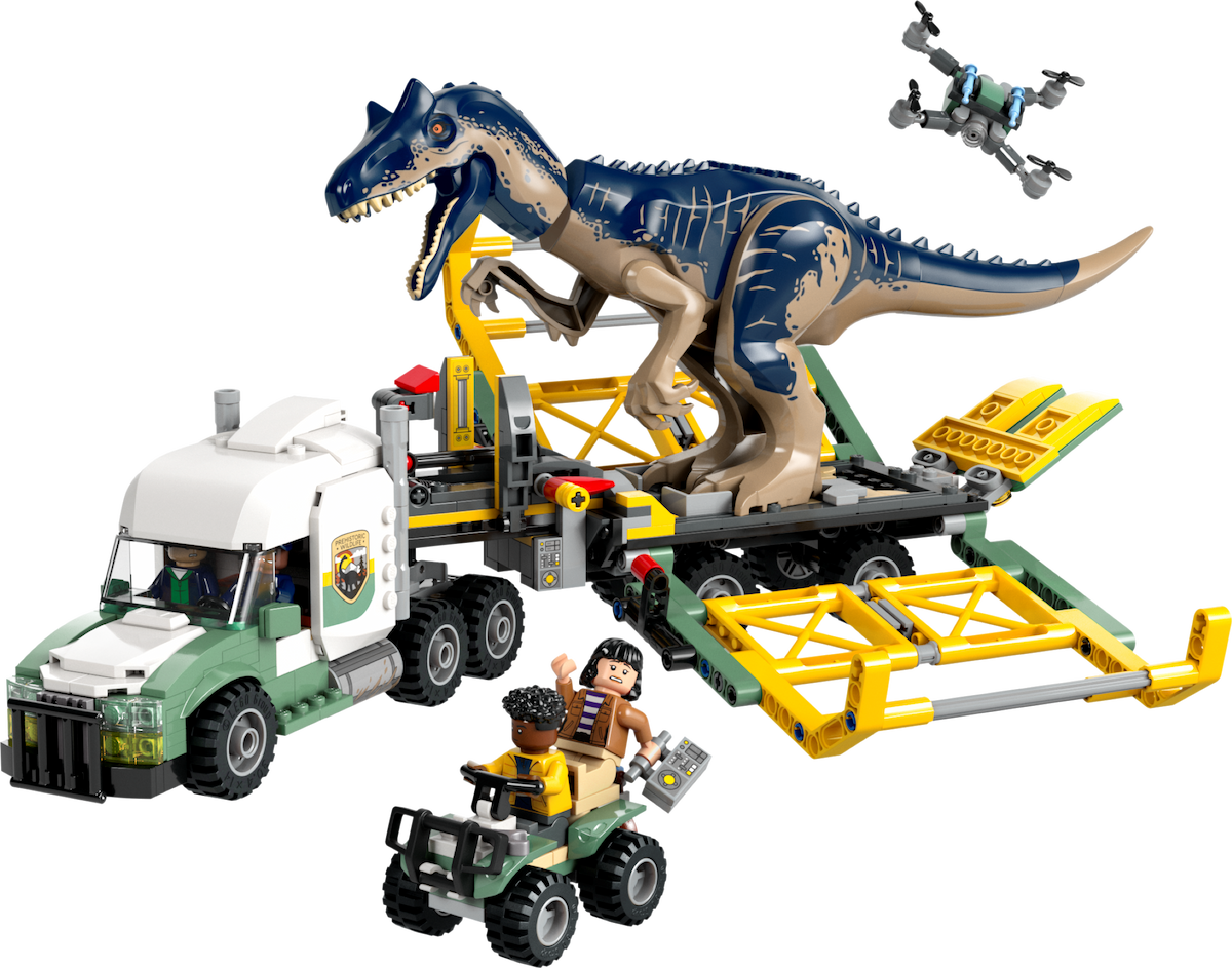 Dinosaur Missions: Allosaurus Transport Truck LEGO set (#76966-1)