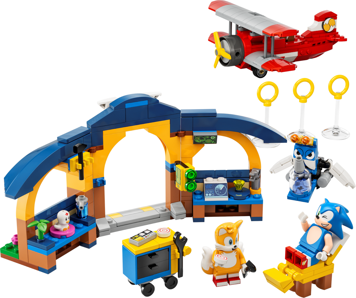 Tails' Workshop and Tornado Plane LEGO set (#76991-1)