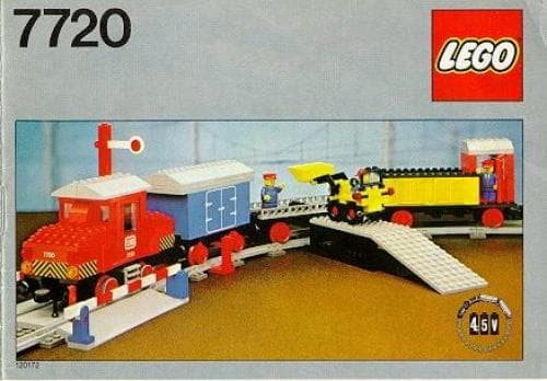 Diesel Freight Train Set, battery LEGO set (#7720-1, 1980)