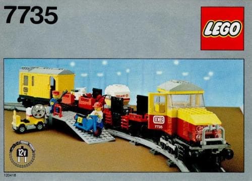 Freight Train LEGO set (#7735-1, 1985)