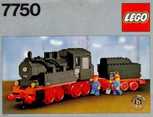 Steam Engine LEGO set (#7750-1, 1980)