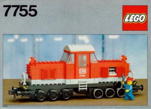 Diesel Heavy Shunting Locomotive LEGO set (#7755-1, 1983)