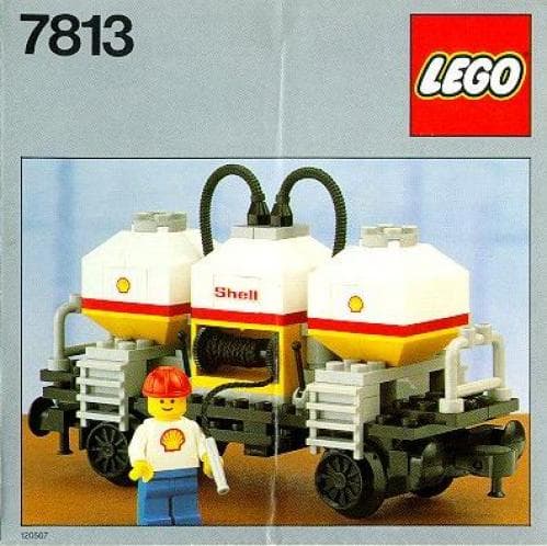 Shell Tanker Wagon LEGO set (#7813-1, 1986)