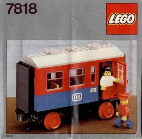 Passenger Carriage LEGO set (#7818-1, 1980)
