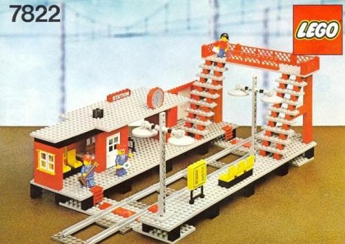 Railway Station LEGO set (#7822-1, 1980)