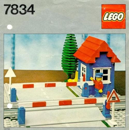 Level Crossing Manual LEGO set (#7834-1, 1980)