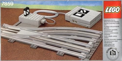 Remote Controlled Points Left 12v LEGO set (#7859-1, 1980)