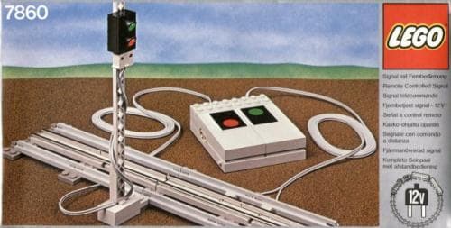 Remote Controlled Signal 12v LEGO set (#7860-1, 1980)