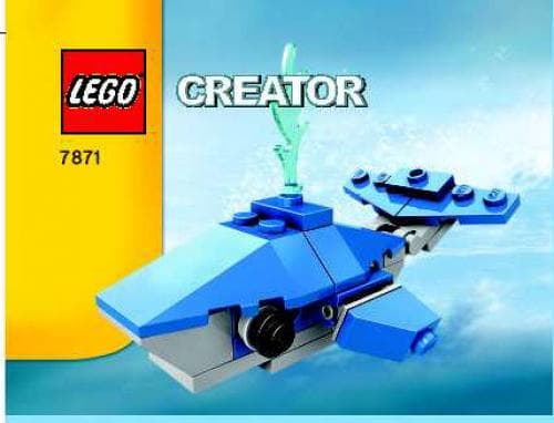 Whale LEGO set (#7871-1, 2007)
