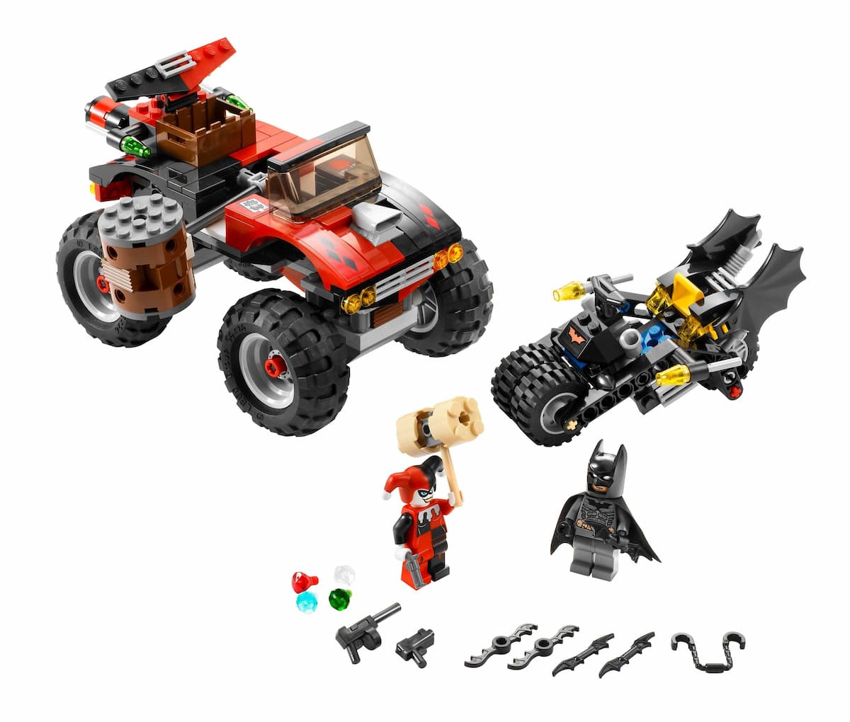 The Batcycle: Harley Quinn's Hammer Truck LEGO set (#7886-1, 2008)