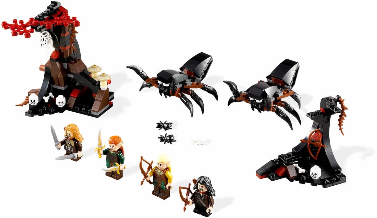 Escape from Mirkwood Spiders LEGO set (#79001-1, 2012)