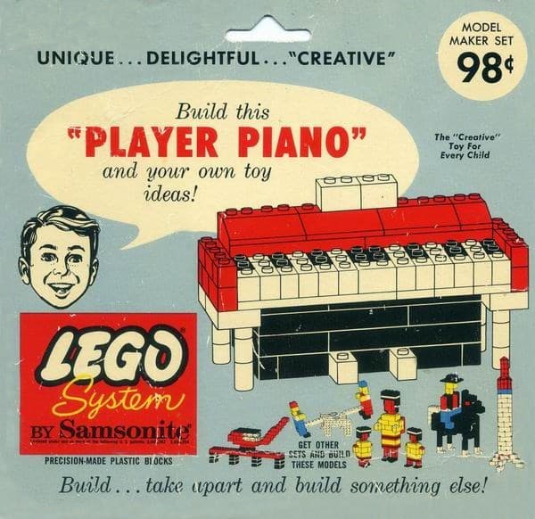 Player Piano LEGO set (#802-3, 1964)