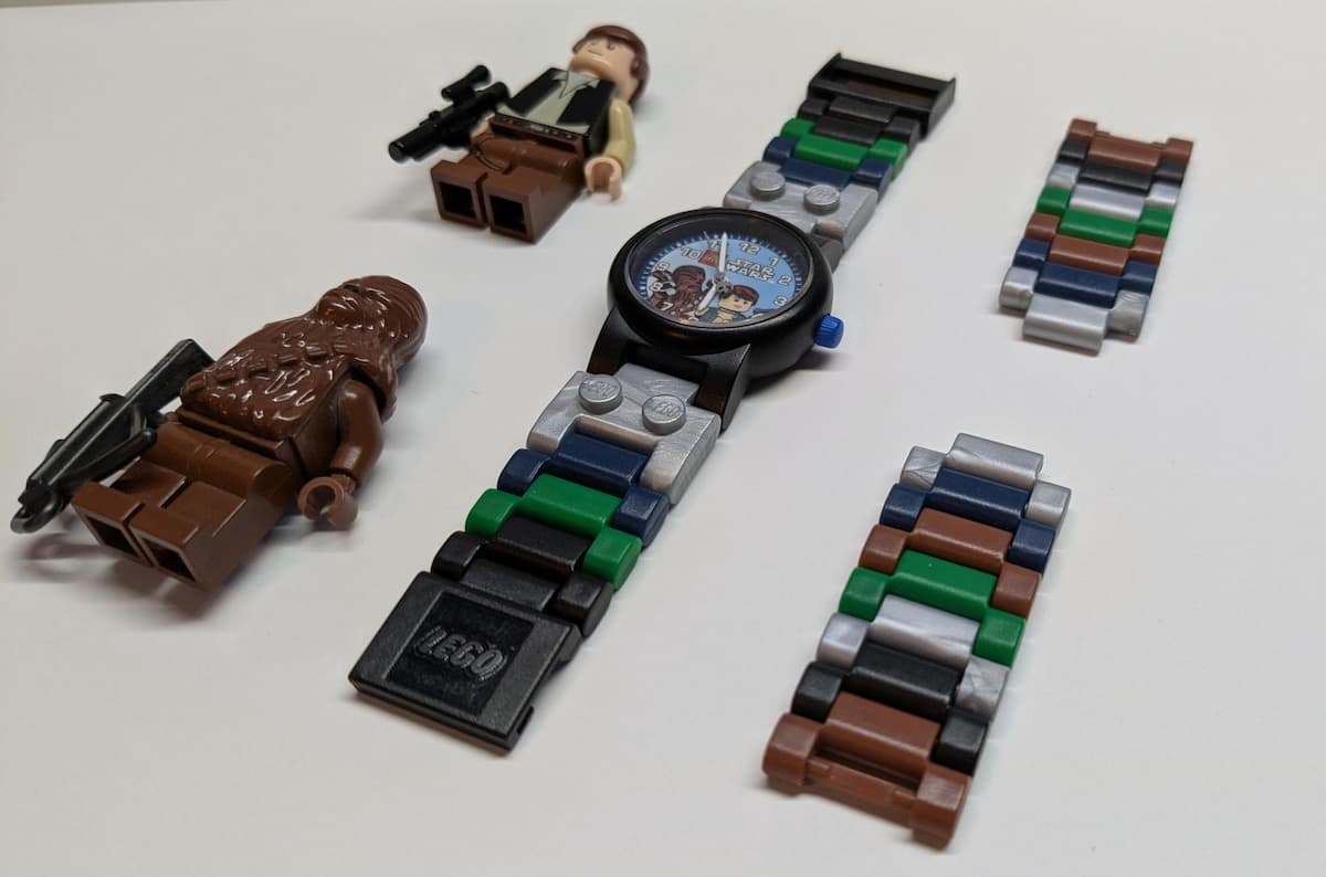 Han Solo and Chewbacca Buildable Watch with Toy LEGO set (#8020400-1)