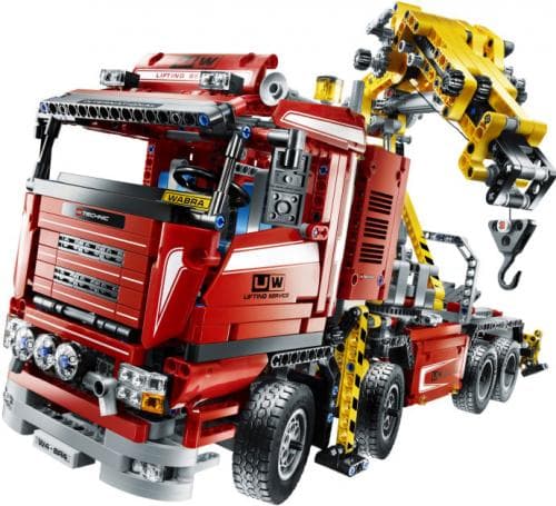 Crane Truck LEGO set (#8258-1, 2009)
