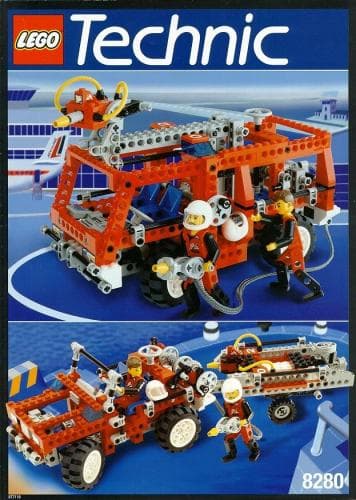 Fire Engine / Fire Response Unit LEGO set (#8280-1, 1995)