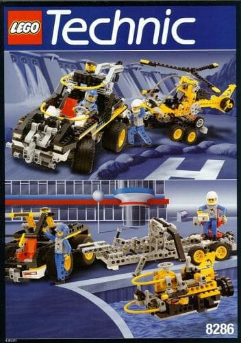 3 In 1 Car / Amphipower LEGO set (#8286-1, 1996)