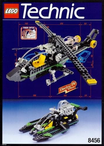 Fiber Optic Multi Set / Multi Racer Set (with Fibre Optics) LEGO set (#8456-1, 1996)