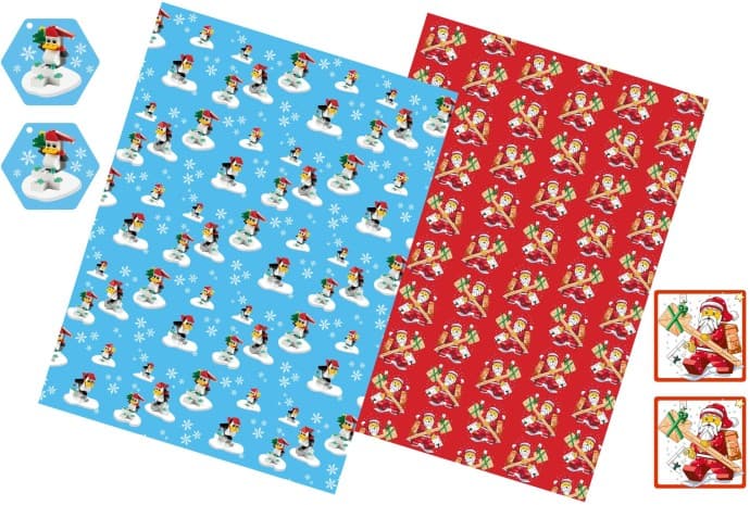 Holiday Wrapping Paper LEGO set (#850510-1)
