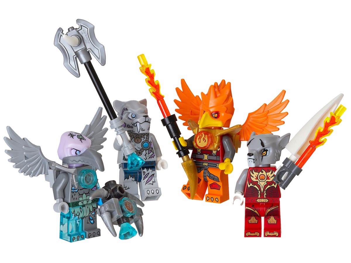 Fire and Ice Minifigure Accessory Set