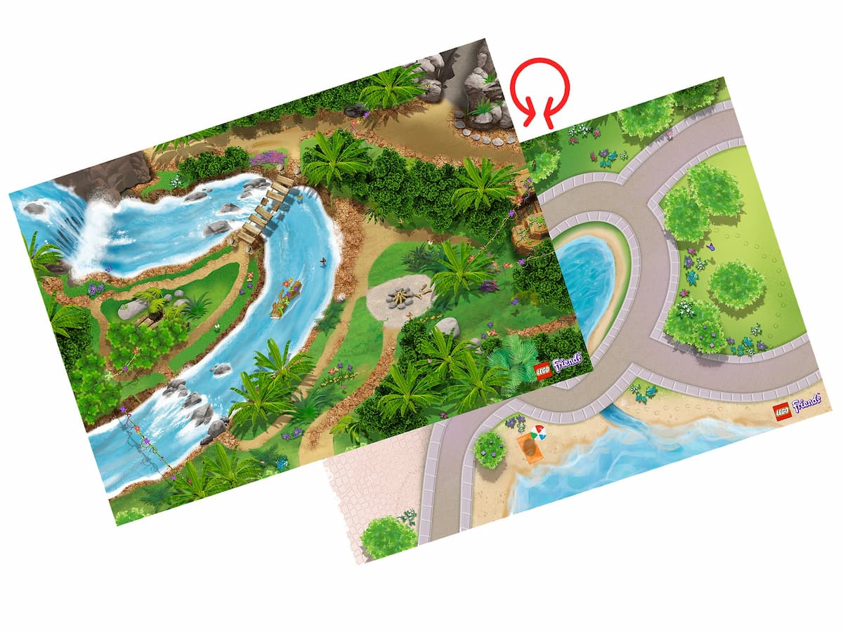 Jungle Playmat LEGO Gear set (#851325-1, 2014)