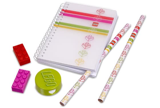 Classic Stripes Stationery Set (Pink)