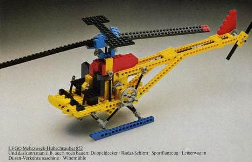 Reconnaisance Helicopter LEGO set (#852-1, 1977)