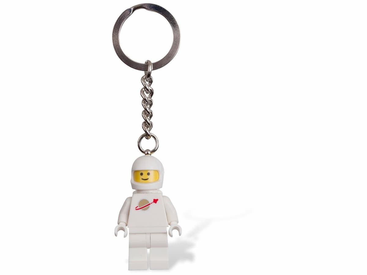 White Spaceman Key Chain