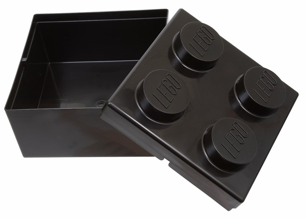 Four Stud Lunch Box Black