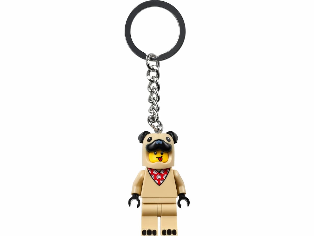 French Bulldog Guy Key Chain LEGO Key Chain set (#854158-1, 2022)