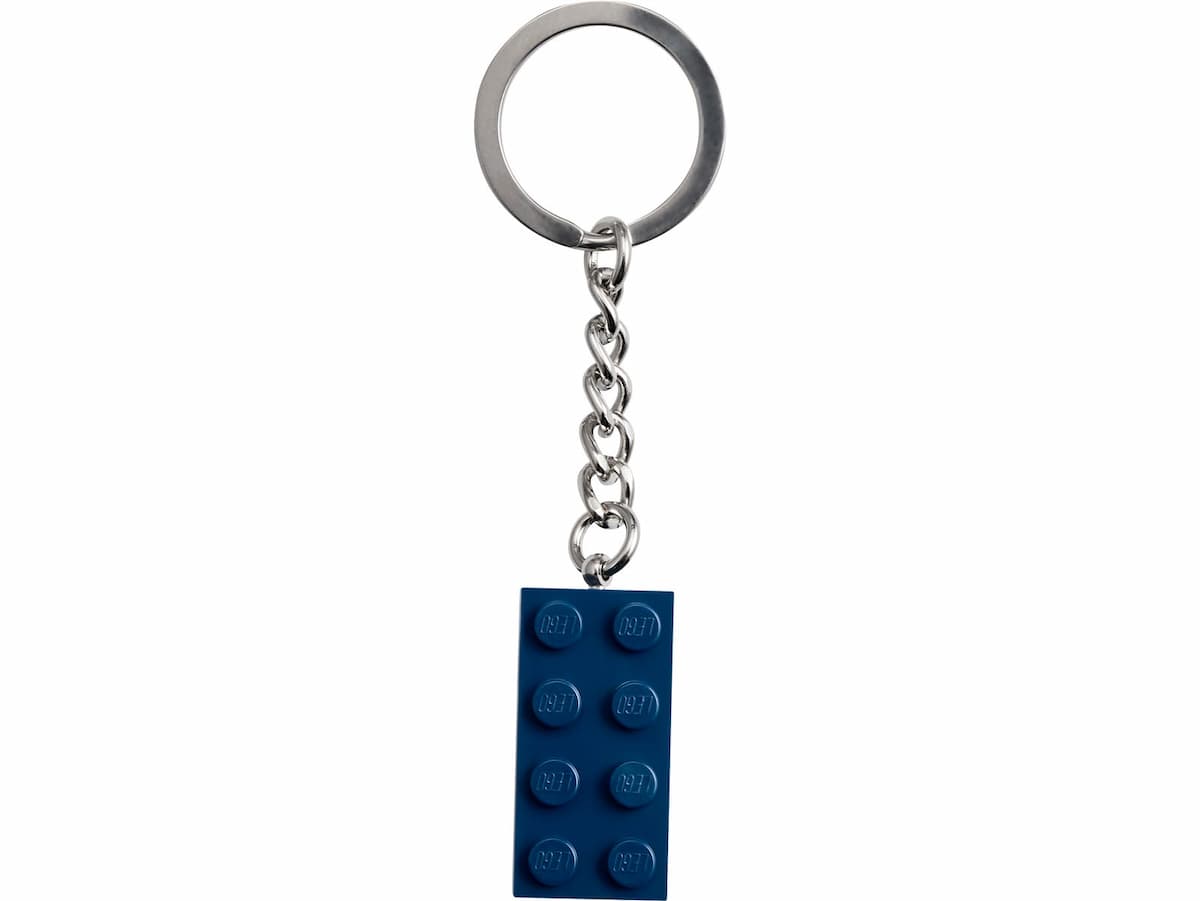 Dark Blue Brick Key Chain