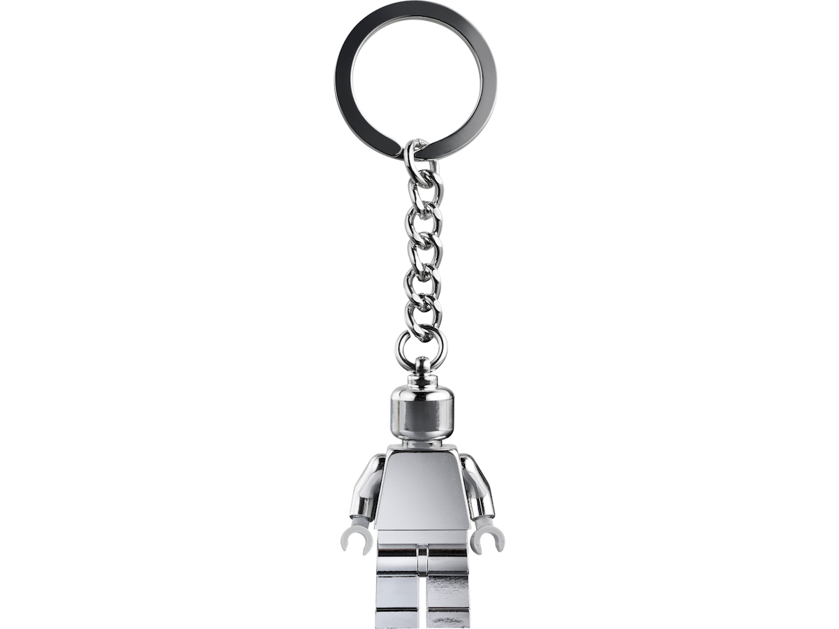 Silver Minifigure Keychain
