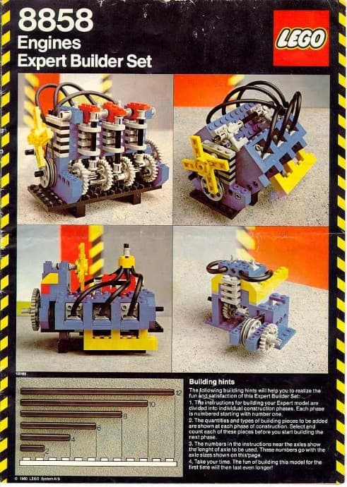 Auto Engines LEGO set (#858-1, 1980)
