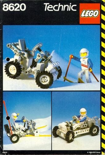 Snow Scooter LEGO set (#8620-1, 1986)