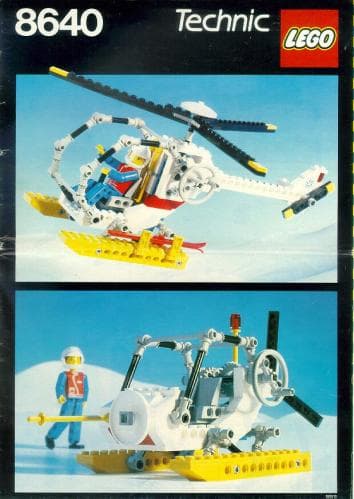 Polar Copter LEGO set (#8640-1, 1986)