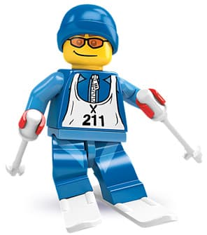 Skier LEGO set (#8684-12)