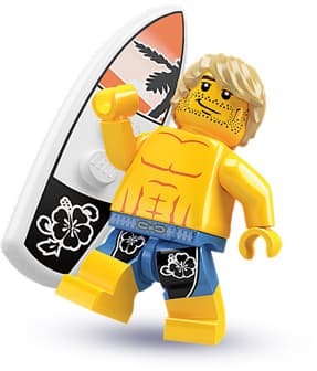 Surfer LEGO set (#8684-15)
