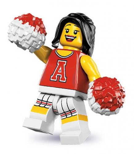 Red Cheerleader LEGO set (#8833-13)
